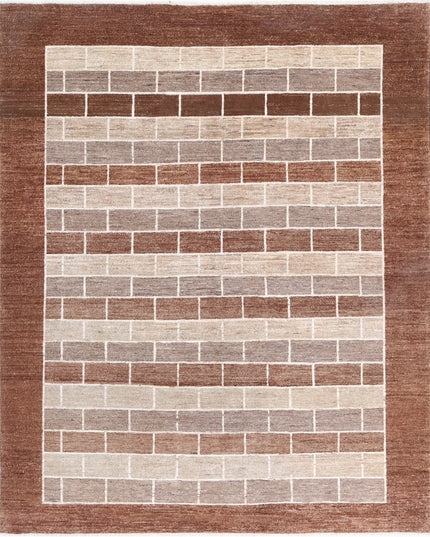 Modcar 4' 9" X 6' 0" Hand Knotted Wool Rug 4' 9" X 6' 0" (145 X 183) / Multi / Wool