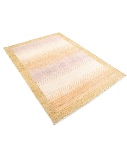 Modcar 4' 7" X 6' 4" Hand Knotted Wool Rug 4' 7" X 6' 4" (140 X 193) / Multi / Wool