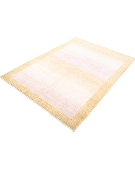 Modcar 4' 7" X 6' 4" Hand Knotted Wool Rug 4' 7" X 6' 4" (140 X 193) / Multi / Wool