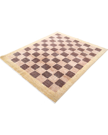 Modcar 5' 3" X 6' 4" Hand Knotted Wool Rug 5' 3" X 6' 4" (160 X 193) / Multi / Wool