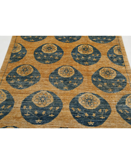 Modcar 4' 9" X 6' 3" Hand Knotted Wool Rug 4' 9" X 6' 3" (145 X 191) / Multi / Wool