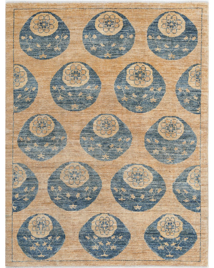 Modcar 4' 9" X 6' 3" Hand Knotted Wool Rug 4' 9" X 6' 3" (145 X 191) / Multi / Wool