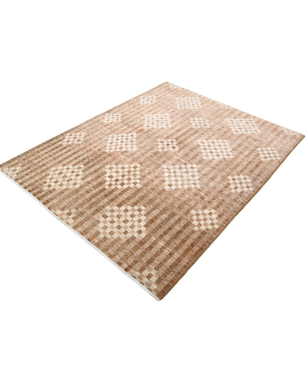 Modcar 4' 10" X 6' 3" Hand Knotted Wool Rug 4' 10" X 6' 3" (147 X 191) / Multi / Wool