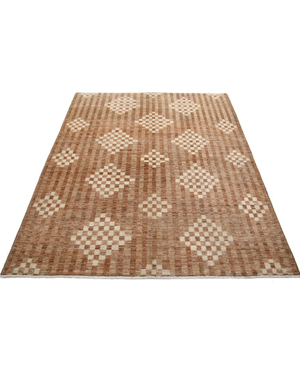 Modcar 4' 10" X 6' 3" Hand Knotted Wool Rug 4' 10" X 6' 3" (147 X 191) / Multi / Wool