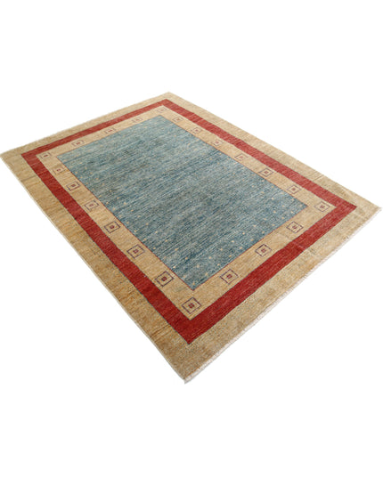 Modcar 4' 10" X 6' 4" Hand Knotted Wool Rug 4' 10" X 6' 4" (147 X 193) / Multi / Wool