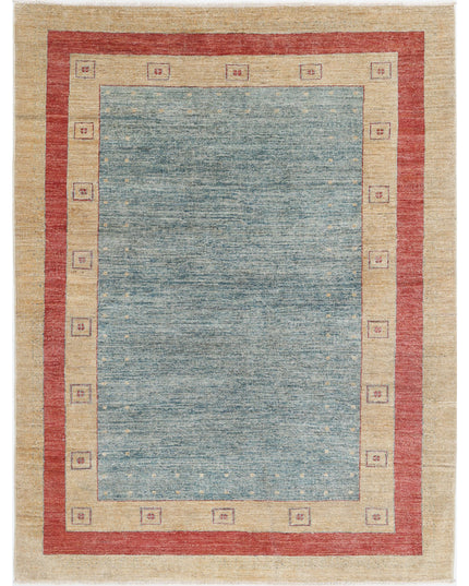 Modcar 4' 10" X 6' 4" Hand Knotted Wool Rug 4' 10" X 6' 4" (147 X 193) / Multi / Wool