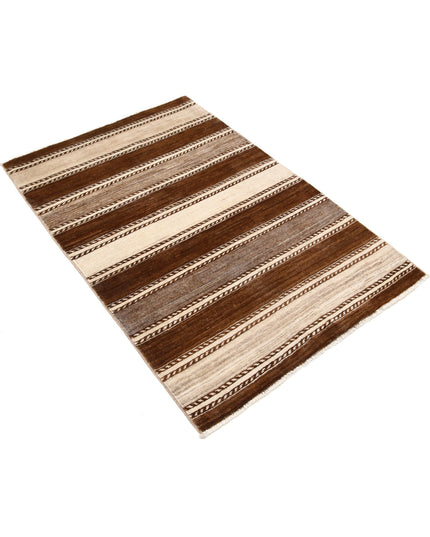 Modcar 3' 2" X 4' 9" Hand Knotted Wool Rug 3' 2" X 4' 9" (97 X 145) / Multi / Wool