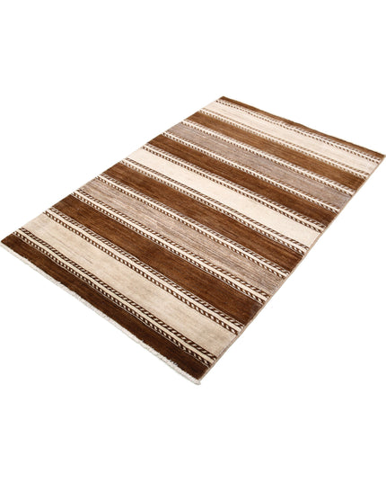 Modcar 3' 2" X 4' 9" Hand Knotted Wool Rug 3' 2" X 4' 9" (97 X 145) / Multi / Wool