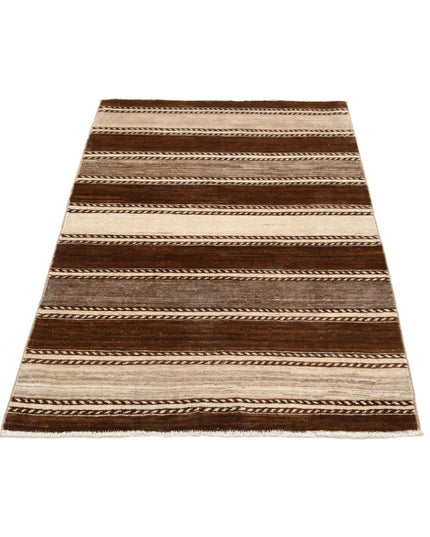 Modcar 3' 2" X 4' 9" Hand Knotted Wool Rug 3' 2" X 4' 9" (97 X 145) / Multi / Wool