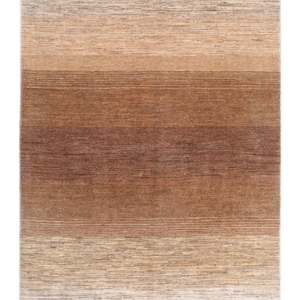 Modcar 4' 6" X 6' 0" Hand Knotted Wool Rug 4' 6" X 6' 0" (137 X 183) / Multi / Wool