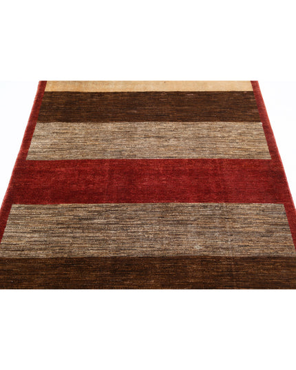 Modcar 4' 0" X 6' 0" Hand Knotted Wool Rug 4' 0" X 6' 0" (122 X 183) / Multi / Wool