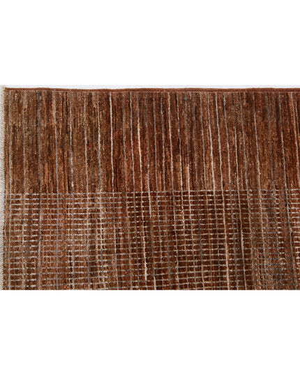 Modcar 4' 0" X 5' 11" Hand Knotted Wool Rug 4' 0" X 5' 11" (122 X 180) / Multi / Wool