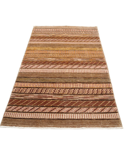 Modcar 3' 6" X 6' 2" Hand Knotted Wool Rug 3' 6" X 6' 2" (107 X 188) / Multi / Wool