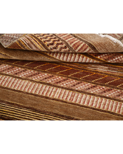 Modcar 3' 6" X 6' 2" Hand Knotted Wool Rug 3' 6" X 6' 2" (107 X 188) / Multi / Wool