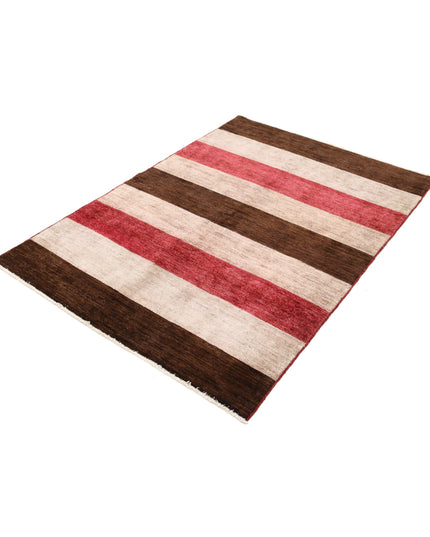 Modcar 4' 1" X 5' 9" Hand Knotted Wool Rug 4' 1" X 5' 9" (124 X 175) / Multi / Wool