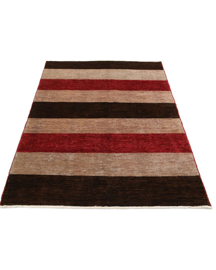 Modcar 4' 1" X 5' 9" Hand Knotted Wool Rug 4' 1" X 5' 9" (124 X 175) / Multi / Wool