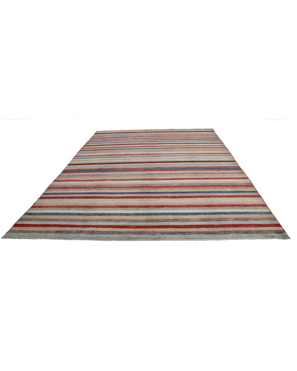 Modcar 8' 10" X 11' 5" Hand Knotted Wool Rug 8' 10" X 11' 5" (269 X 348) / Multi / Wool
