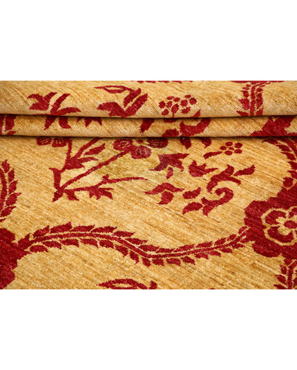 Modcar 9' 9" X 14' 0" Hand Knotted Wool Rug 9' 9" X 14' 0" (297 X 427) / Gold / Wool