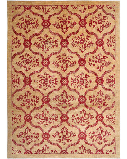 Modcar 9' 9" X 14' 0" Hand Knotted Wool Rug 9' 9" X 14' 0" (297 X 427) / Gold / Wool