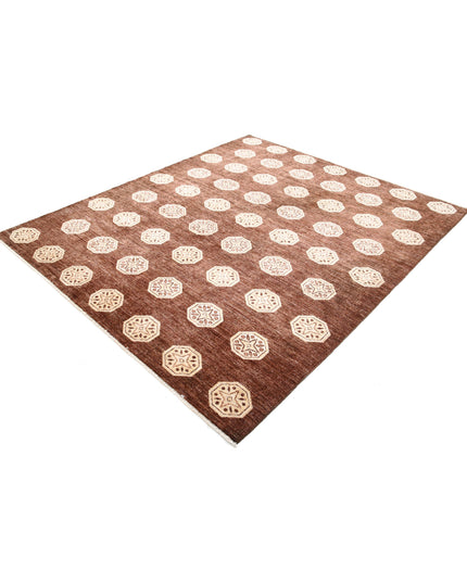 Modcar 6' 6" X 7' 6" Hand Knotted Wool Rug 6' 6" X 7' 6" (198 X 229) / Multi / Wool