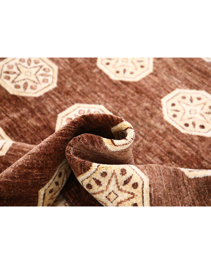 Modcar 6' 6" X 7' 6" Hand Knotted Wool Rug 6' 6" X 7' 6" (198 X 229) / Multi / Wool