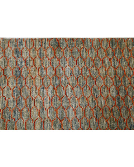 Modcar 5' 5" X 7' 10" Hand Knotted Wool Rug 5' 5" X 7' 10" (165 X 239) / Multi / Wool