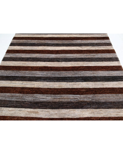Modcar 6' 5" X 8' 0" Hand Knotted Wool Rug 6' 5" X 8' 0" (196 X 244) / Multi / Wool