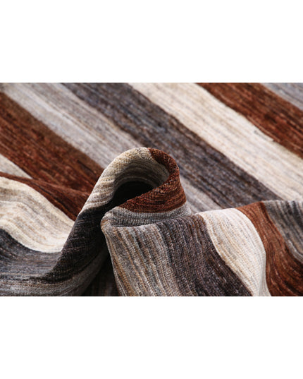 Modcar 6' 5" X 8' 0" Hand Knotted Wool Rug 6' 5" X 8' 0" (196 X 244) / Multi / Wool