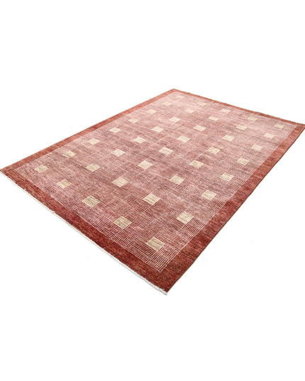 Modcar 5' 11" X 8' 5" Hand Knotted Wool Rug 5' 11" X 8' 5" (180 X 257) / Multi / Wool