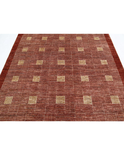 Modcar 5' 11" X 8' 5" Hand Knotted Wool Rug 5' 11" X 8' 5" (180 X 257) / Multi / Wool