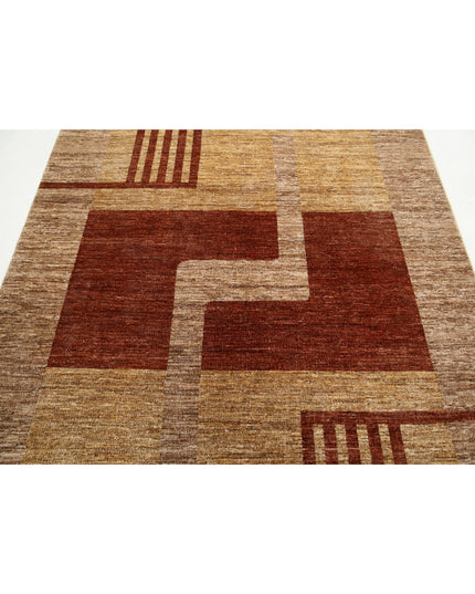 Modcar 5' 11" X 7' 4" Hand Knotted Wool Rug 5' 11" X 7' 4" (180 X 223) / Multi / Wool
