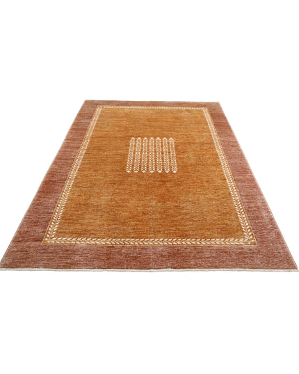 Modcar 5' 7" X 7' 8" Hand Knotted Wool Rug 5' 7" X 7' 8" (170 X 234) / Multi / Wool