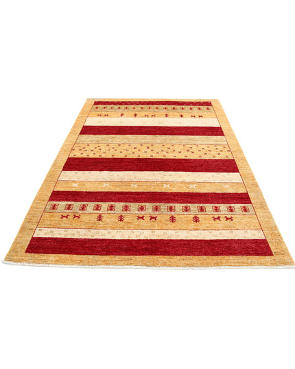 Modcar 5' 8" X 7' 8" Hand Knotted Wool Rug 5' 8" X 7' 8" (173 X 234) / Multi / Wool