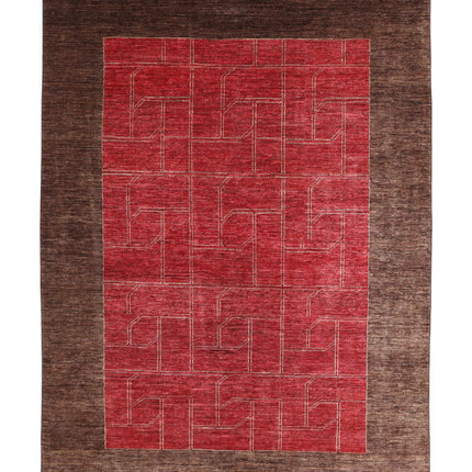 Modcar 6' 2" X 8' 9" Hand Knotted Wool Rug 6' 2" X 8' 9" (188 X 267) / Multi / Wool