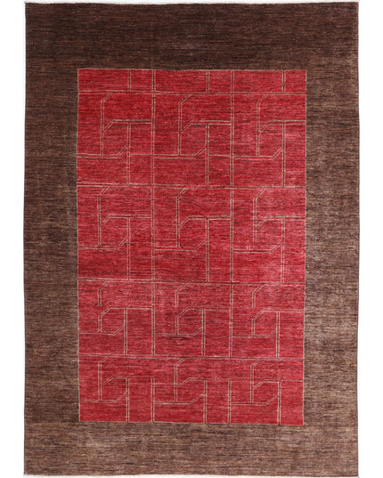 Modcar 6' 2" X 8' 9" Hand Knotted Wool Rug 6' 2" X 8' 9" (188 X 267) / Multi / Wool