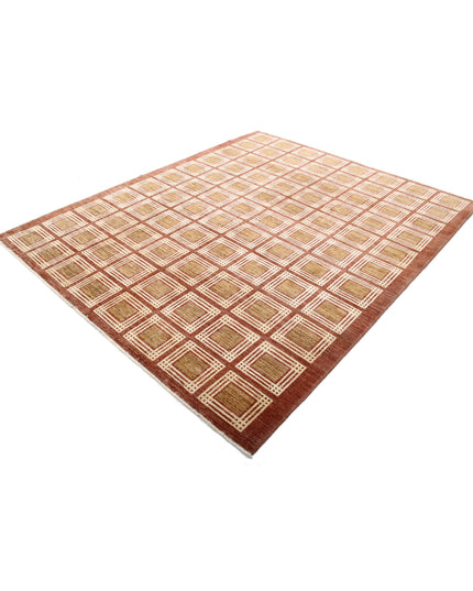 Modcar 6' 10" X 8' 4" Hand Knotted Wool Rug 6' 10" X 8' 4" (208 X 254) / Multi / Wool