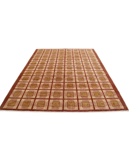 Modcar 6' 10" X 8' 4" Hand Knotted Wool Rug 6' 10" X 8' 4" (208 X 254) / Multi / Wool