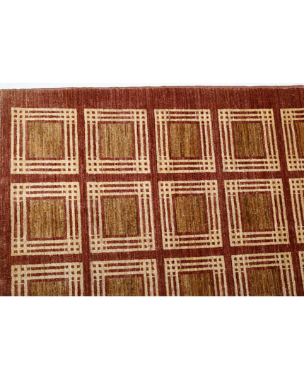 Modcar 6' 10" X 8' 4" Hand Knotted Wool Rug 6' 10" X 8' 4" (208 X 254) / Multi / Wool