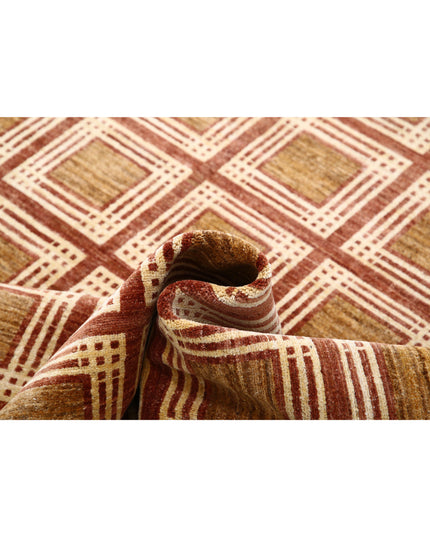 Modcar 6' 10" X 8' 4" Hand Knotted Wool Rug 6' 10" X 8' 4" (208 X 254) / Multi / Wool