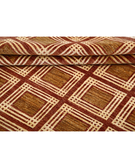 Modcar 6' 10" X 8' 4" Hand Knotted Wool Rug 6' 10" X 8' 4" (208 X 254) / Multi / Wool