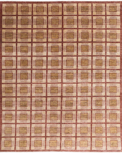 Modcar 6' 10" X 8' 4" Hand Knotted Wool Rug 6' 10" X 8' 4" (208 X 254) / Multi / Wool