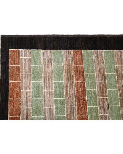 Modcar 6' 8" X 9' 4" Hand Knotted Wool Rug 6' 8" X 9' 4" (203 X 284) / Multi / Wool