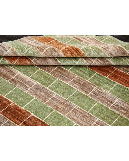 Modcar 6' 8" X 9' 4" Hand Knotted Wool Rug 6' 8" X 9' 4" (203 X 284) / Multi / Wool