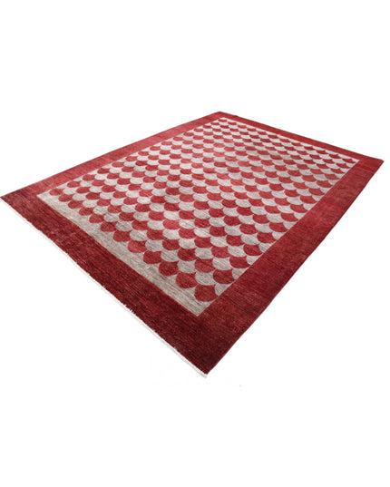 Modcar 7' 0" X 9' 2" Hand Knotted Wool Rug 7' 0" X 9' 2" (213 X 280) / Multi / Wool