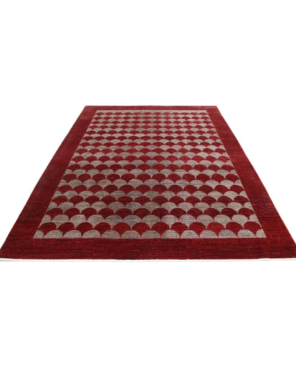 Modcar 7' 0" X 9' 2" Hand Knotted Wool Rug 7' 0" X 9' 2" (213 X 280) / Multi / Wool