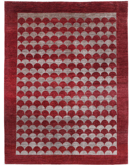Modcar 7' 0" X 9' 2" Hand Knotted Wool Rug 7' 0" X 9' 2" (213 X 280) / Multi / Wool