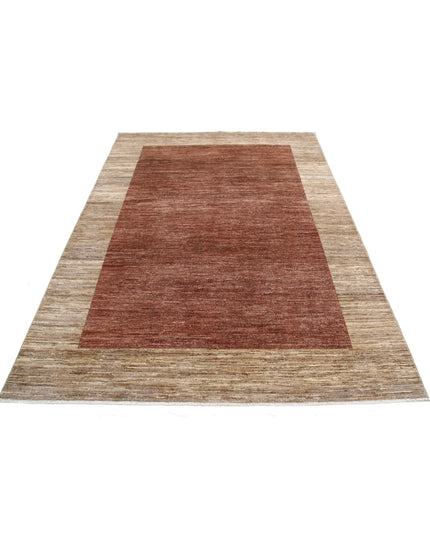 Modcar 5' 6" X 7' 9" Hand Knotted Wool Rug 5' 6" X 7' 9" (168 X 236) / Multi / Wool