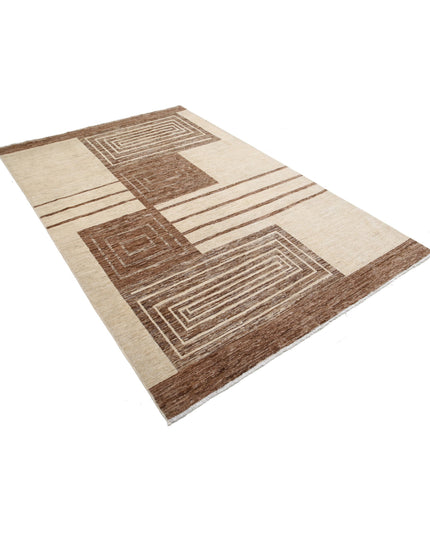 Modcar 5' 7" X 8' 3" Hand Knotted Wool Rug 5' 7" X 8' 3" (170 X 251) / Multi / Wool