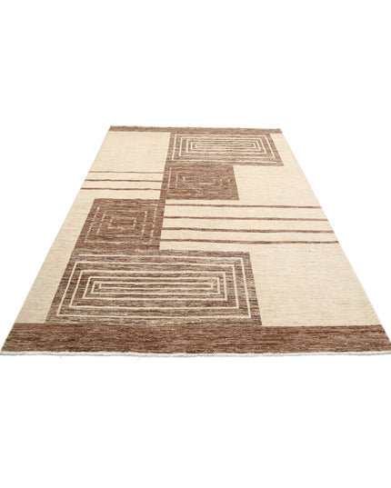 Modcar 5' 7" X 8' 3" Hand Knotted Wool Rug 5' 7" X 8' 3" (170 X 251) / Multi / Wool