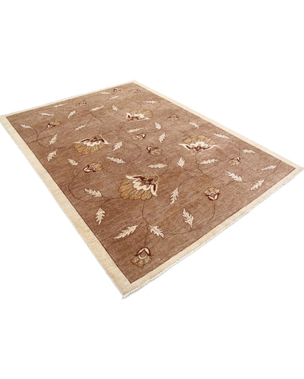 Modcar 5' 11" X 7' 11" Hand Knotted Wool Rug 5' 11" X 7' 11" (180 X 241) / Beige / Wool